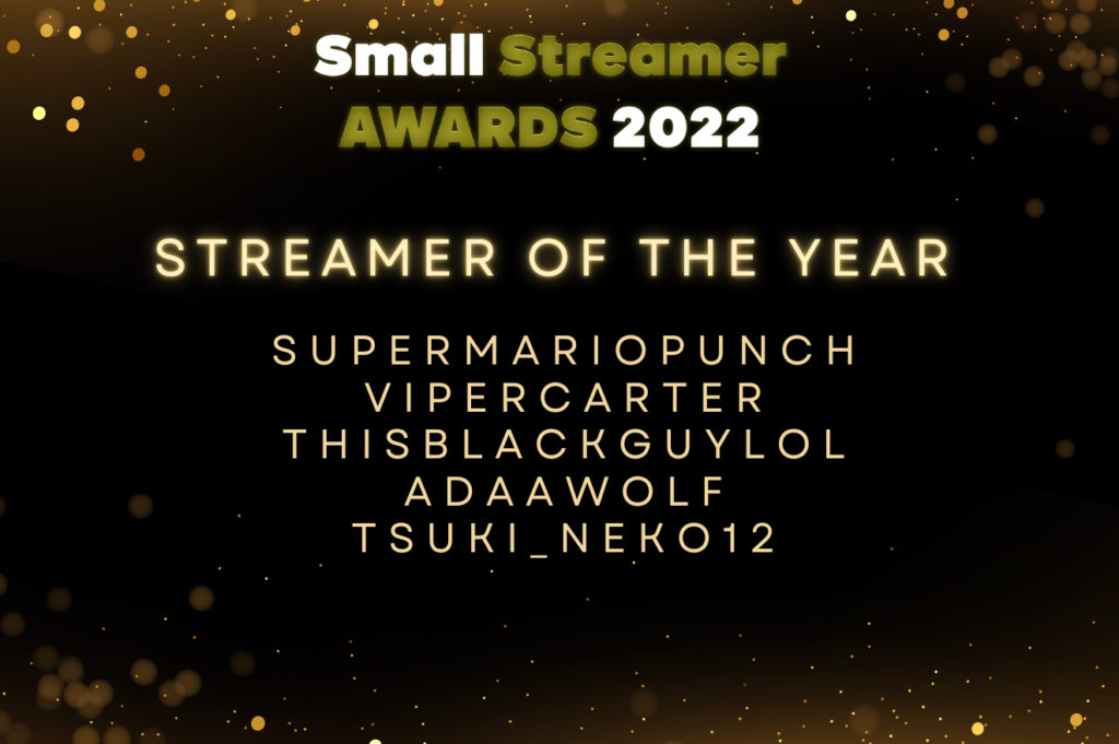 Vote Small Streamer Awards